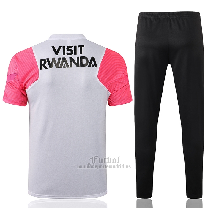 Chandal del Paris Saint-Germain Jordan Manga Corta 2021-2022 Blanco